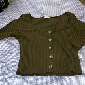 Olive green shirt